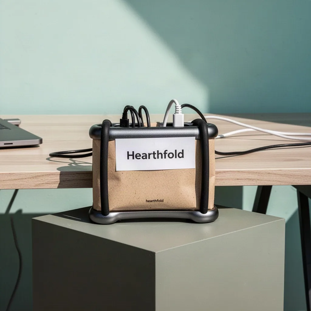 Hearthfold Desktop Cable Channel